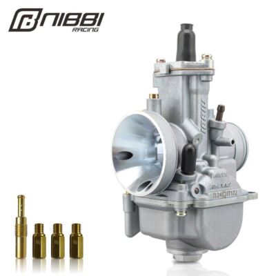 NIBBI PWK 24mm Racing Carburetor For KX60 KX65 KTM Polini XP65R RM60 RM65 TTR125