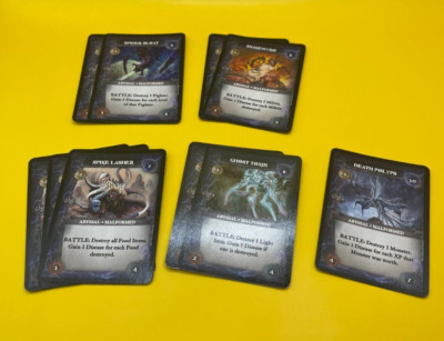 2009 AEG Thunderstone Board Game Cards- Lot of Ten (10) Abyssal- Malformed Cards