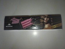 3 Barrel Curling Iron with LCD Temperature 230 Display Crimper Curling Iron