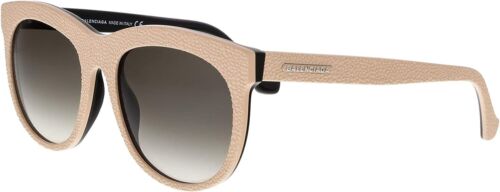 Balenciaga BA24 74B Rose Cat Eye Gray Gradient 54-18-140mm Women's Sunglasses - Picture 1 of 3