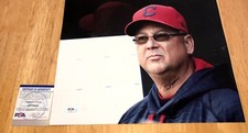 Terry Francona Cleveland Guardians World Series Champion Signed 11x14 Photo PSA
