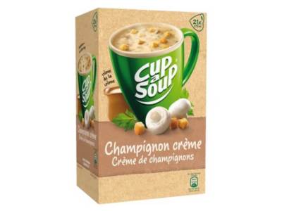 Unox Cup a soup Champignon Rahm Suppe 21 x 175 ML instant Suppe