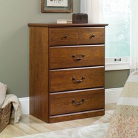 Sauder Orchard Hills 4 Drawer Chest, Milled Cherry on sale Sauder Orchard Hills 4 Drawer Chest, Milled Cherry on sale