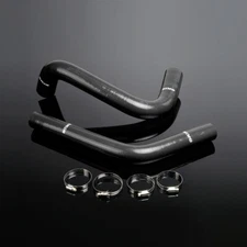 2Pcs Black Silicone Radiator Hose Kit Fit For 60-1962 Chevy C/K Truck Pickup C10