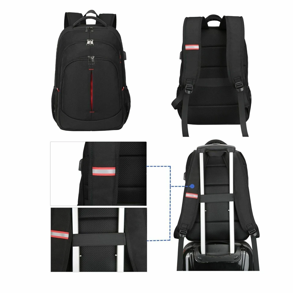 BAIGIO 50L Herren Rucksack Damen Wasserdicht Freizeit Sport Arbeit Schulrucksack - Bild 4 von 4