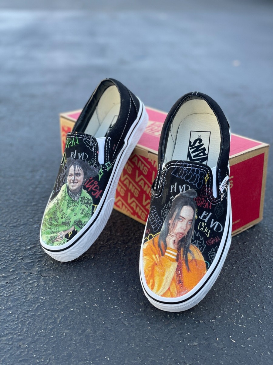 vans shoes custom billie eilish vans