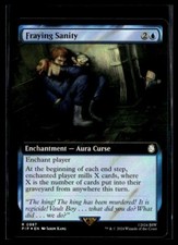 2024 MTG PIP Fraying Sanity R Foil Enchantment #987