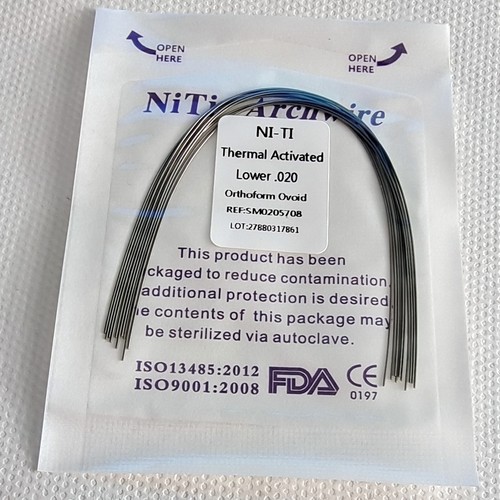 Dental Orthodontic Arch Wire Heat Thermal Activated /Niti/Stainless Steel - Picture 10 of 46