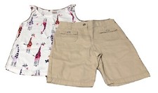 Girls Gymboree Shorts Outfit Size 5/6 Top  Size 6 Shorts