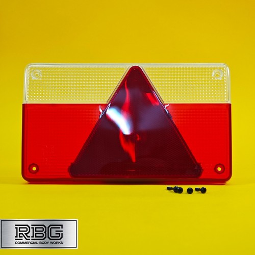 Replacement Lens Rear Light RIGHT for AJBA FP80 To Fit Erde Daxara Trailer Italy - Picture 8 of 10