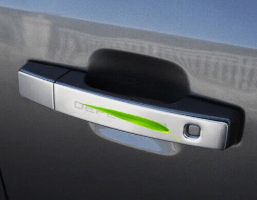 Manija de puerta lateral con cubierta de acero plateado 2020-2023 para Land Rover Defender 110 Foto 4 de 4