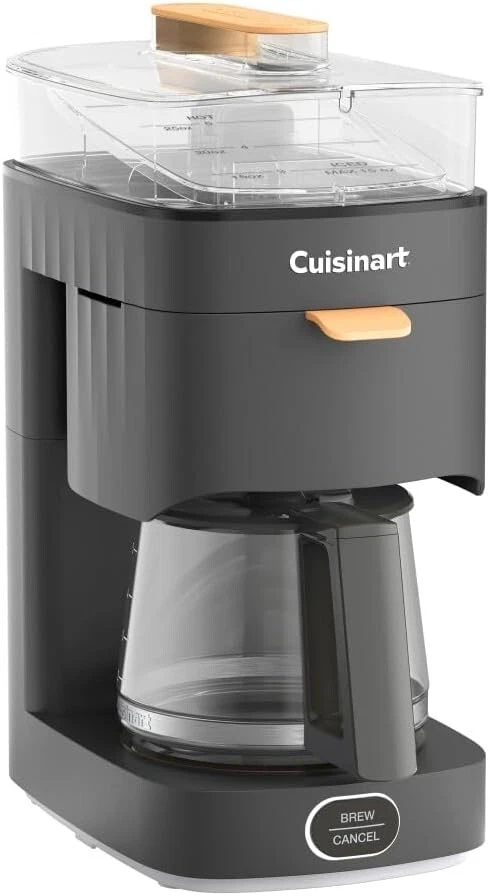 CUISINART Soho 5 Cup Coffee Maker Glass Carafe Auto Off Brew Pause Black - Image 3 of 4