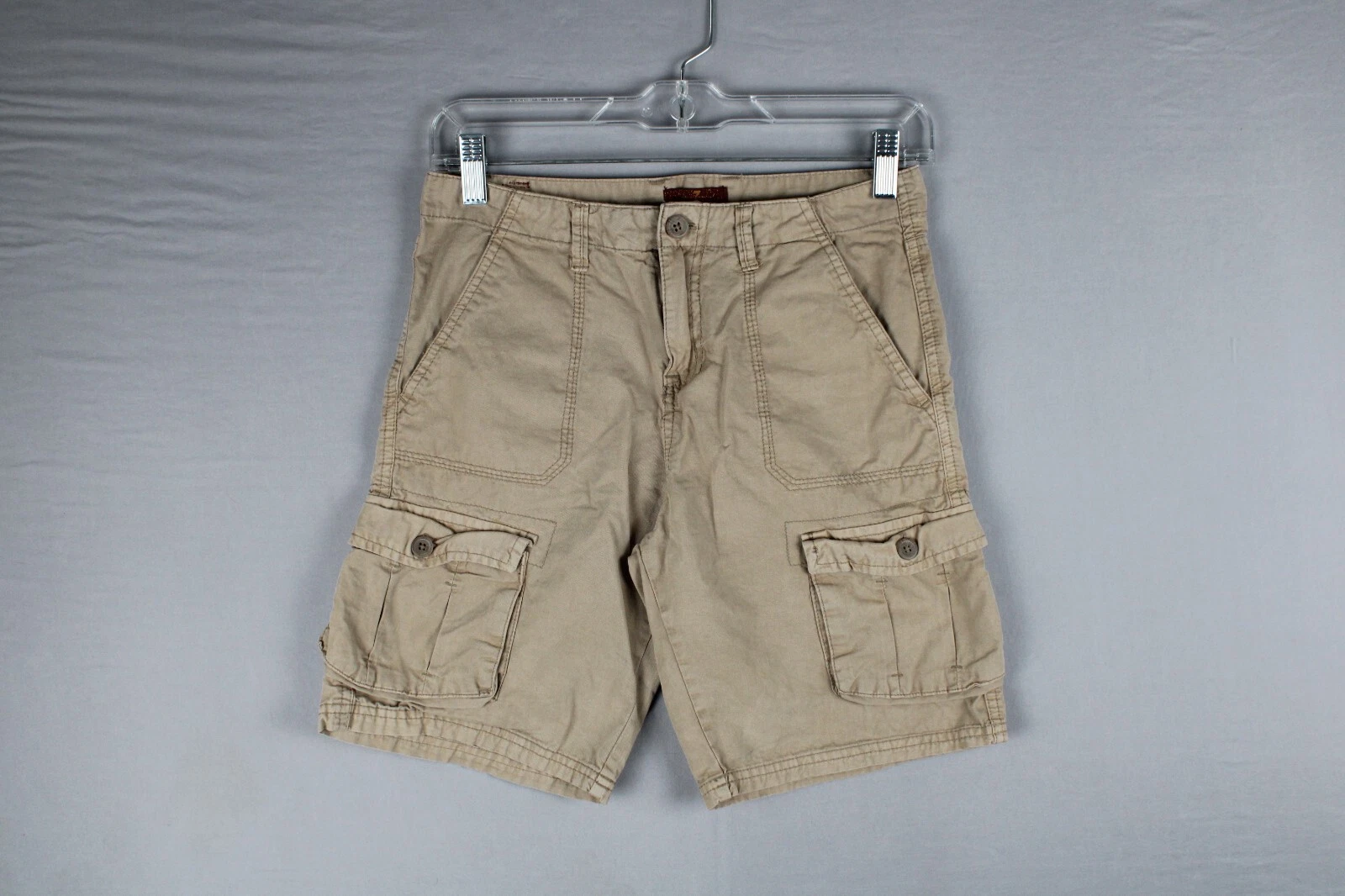 7 For All Mankind Boys 12 Cargo Shorts Khaki Tan Summer Casual Wear