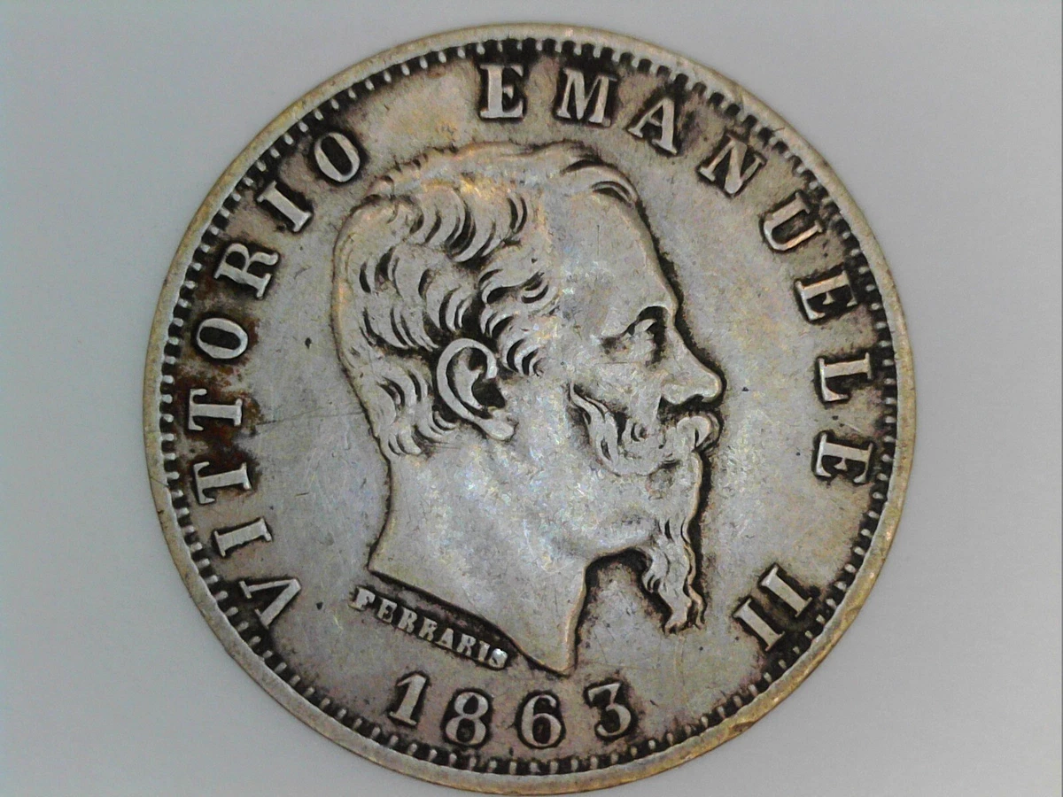 Silver Ungraded 1863 Year Italian Coins (1861-Now) for sale | eBay