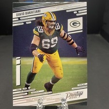 2021 Panini Prestige David Bakhtiari #102 Green Bay Packers