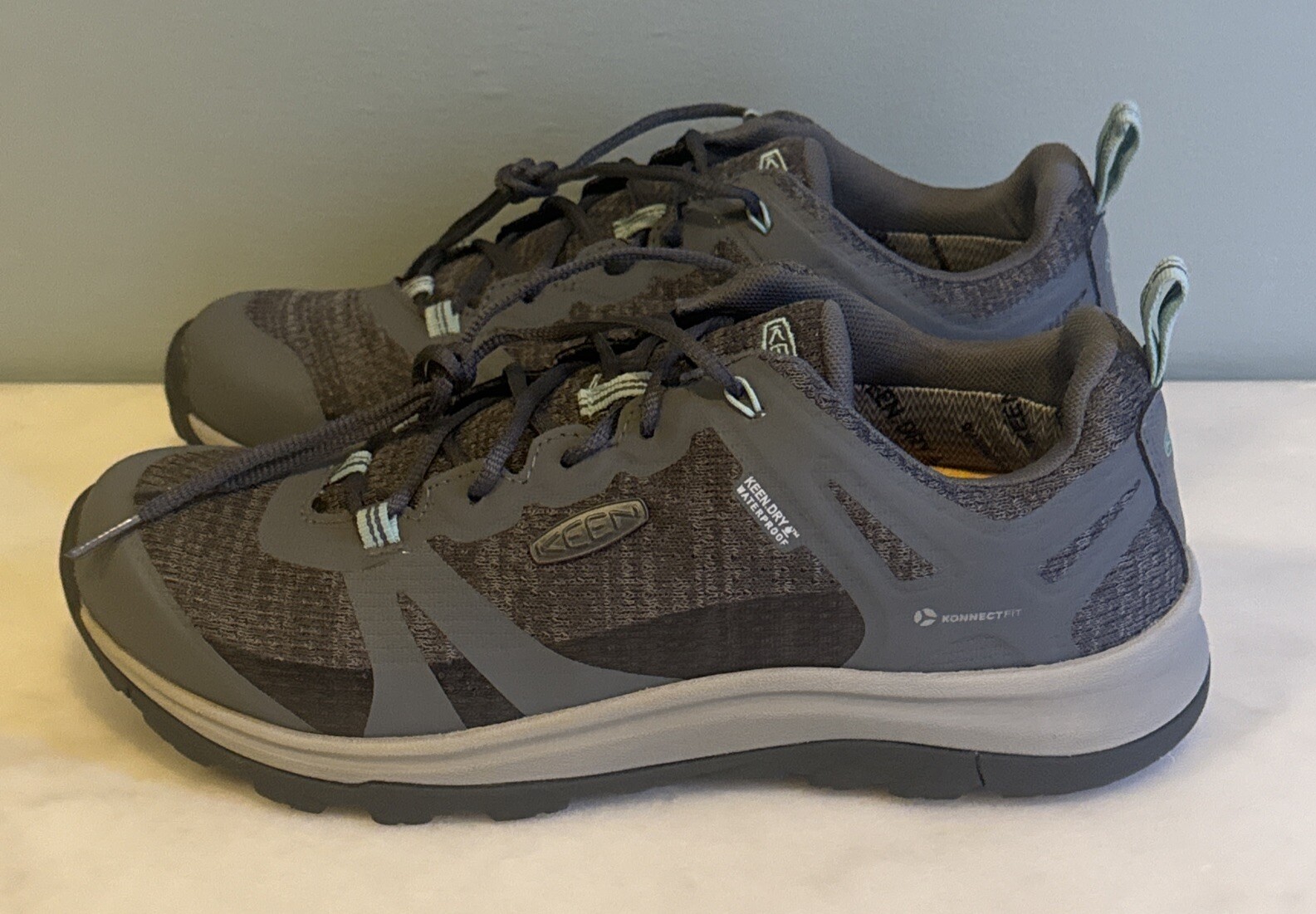 KEEN Scarpe da Escursionismo Donna Terradora 2 Impermeabili Bassa Altezza Grigio Taglia 9 5 Nuove senza scatola