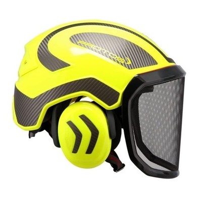 Protos GmbH Integral Arborist Helmet - Hi-Viz Yellow & Carbon
