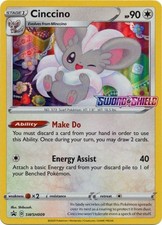 Cinccino (SWSH009) (Prerelease Promo) Sword & Shield: Black Star Promos​ - Near  on eBay