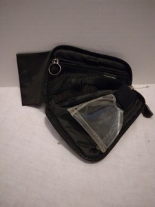 LIFESCAN BLACK MEDICAL CASE FOR  SMALL DIABETIC GLUCOSE MONITOR & SUPPLIES, ETC