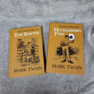 Mark Twain Tom Sawyer & Huckleberry Finn California Press Book Set
