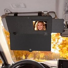 Sun Visor Extender for Cars, Adjustable Visor Extension Sun Blocker, Black