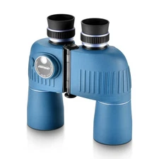 10X50 Marine Binoculars with Rangefinder Compass FMC Lens Bak4 Prism Waterproof