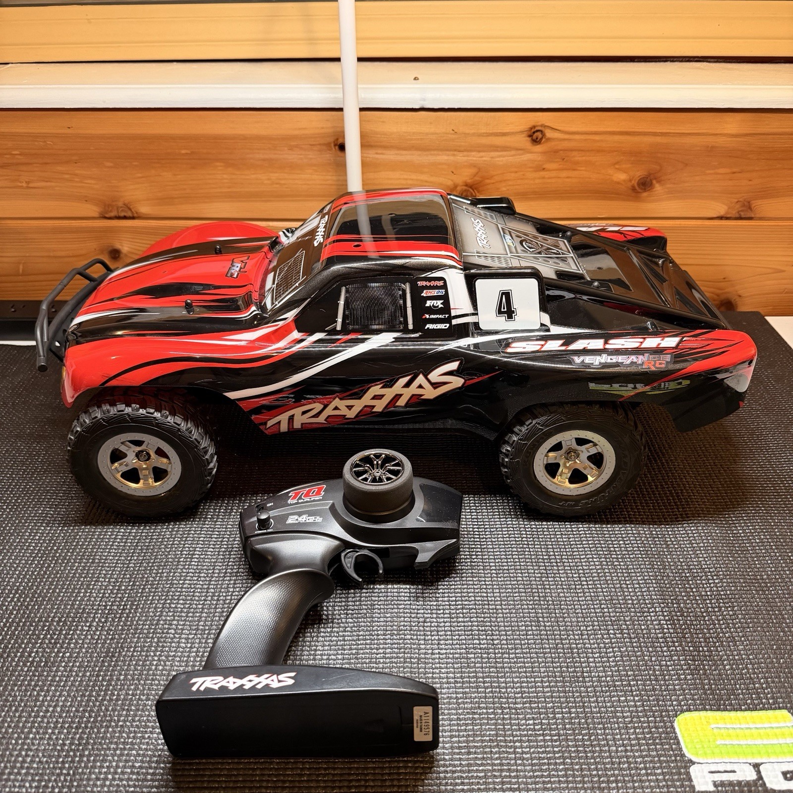 Traxxas Slash 2wd 1/10 BL-2s RC Truck RED - Spec Class Race 