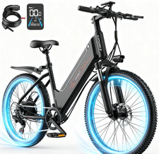 Electric Mountain Bike Peak 1500W 48V 26" City Bike 65 Miles EBikes Adults Teens