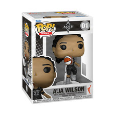 Funko Pop! WNBA Las Vegas Aces A’ja Wilson #01 Basketball Collectible NIB