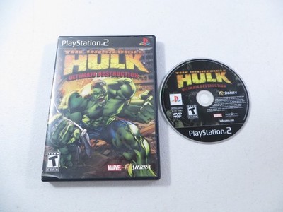 Hulk: Ultimate Destruction Sony Playstation 2 PS2 2005 No Manual SCRATCHED READ
