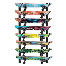 Skateboard Wall Mount, Snowboard Wall Mount Display, Horizontal Ski Wall Rack...
