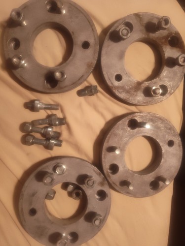 4 to 5 lug wheel adaptors. 4x ? To 5x120 Used