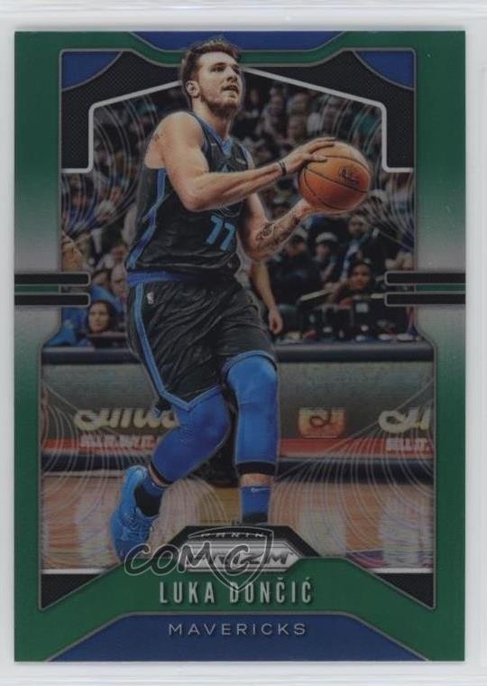 2019-20 Panini Prizm Green Prizm Luka Doncic Luka Dončić #75