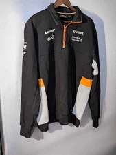 Formula One Sahara Force India Hype Energy Quarter Zip Sweatshirt Men’s Large F1
