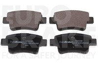 Eurobrake Bremsbelagsatz, Scheibenbremse Hinterachse U.A. FüR Abarth, Fiat, Opel