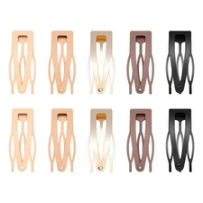 10Pcs Double Grip Hair Clips, Sightor Metal Snap Hair Clips Hair Barrettes for W