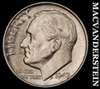 1947- Roosevelt Dime- Silver- Scarce Better Date- No Reserved #J8975