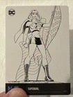 Supergirl Inks DC Ch 3 Black & White Hybrid Trading Card Random Mint Physical