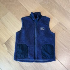 Patagonia Deep Pile Retro X Vest Blue Kid  s Large