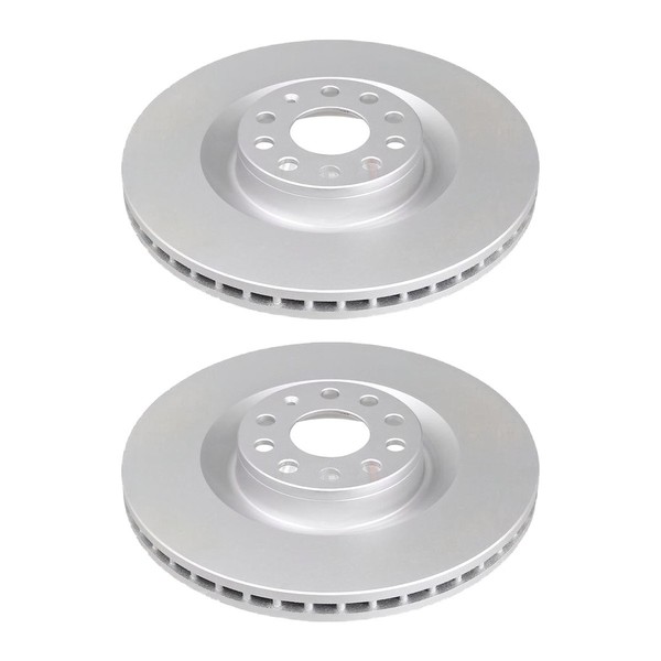 2 Bremsscheiben BelüFtet Ø 345 Mm 29,7 Mm A.B.S. FüR U.A. VW Golf-image