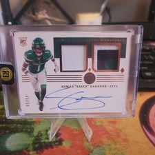 2022 Panini Encased - Rookie Dual Swatch Signatures AHMAD “SAUCE” GARDNER  RC/50