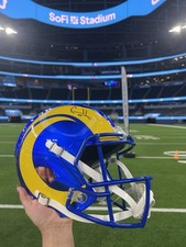 Cooper Kupp LA Rams Signed Replica Full-Size Helmet  (Authenticated)