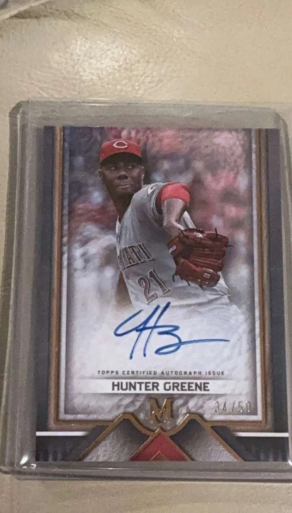 2023 Topps Museum Collection - Hunter Greene #AA-SM for sale | eBay