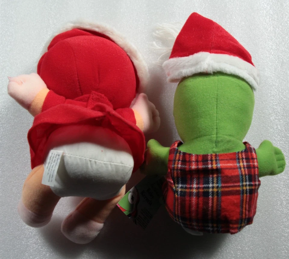 Peluche de Navidad vintage años 80 McDonald's Muppet bebés Kermit Miss Piggy 1988 Foto 4 de 4
