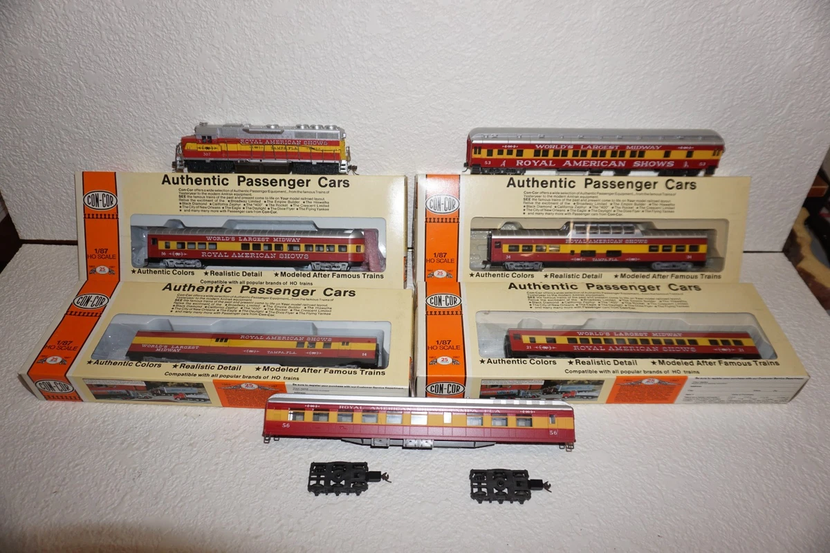 Con-Cor HO with Vintage Model Railroad Passenger Cars for sale | eBay