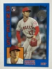 2019 Topps #84-25 Shohei Ohtani Blue Rookie Logo Error Card Angels