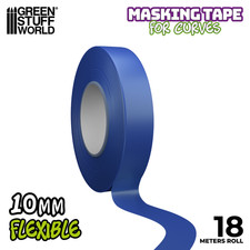 Flexible Masking Tape - 10mm - Miniatures, railways, Modelling tool
