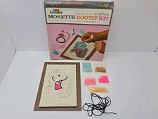 1966 Mosette Boutif Kit M-178 Jacques Craft Master Mosaic Plaque - Incomplete