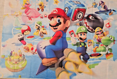 Video Games Mario Party Supplies Birthday Decor Statute Party Favor Bag Mask