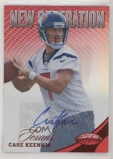 2012 Certified New Generation Mirror Red Signatures 11/250 Case Keenum Auto pm6